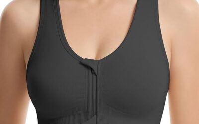 ZIPLY Women’s Post-Surgery Front Closure Zip Sports Bra